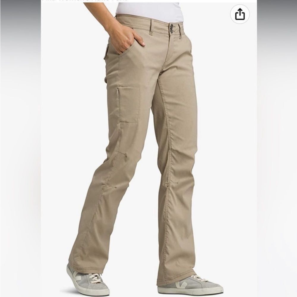 EXCELLENT CONDITION - WOMEN’S SIZE 2 - OLIVE Color, PRANA HALLE PANTS